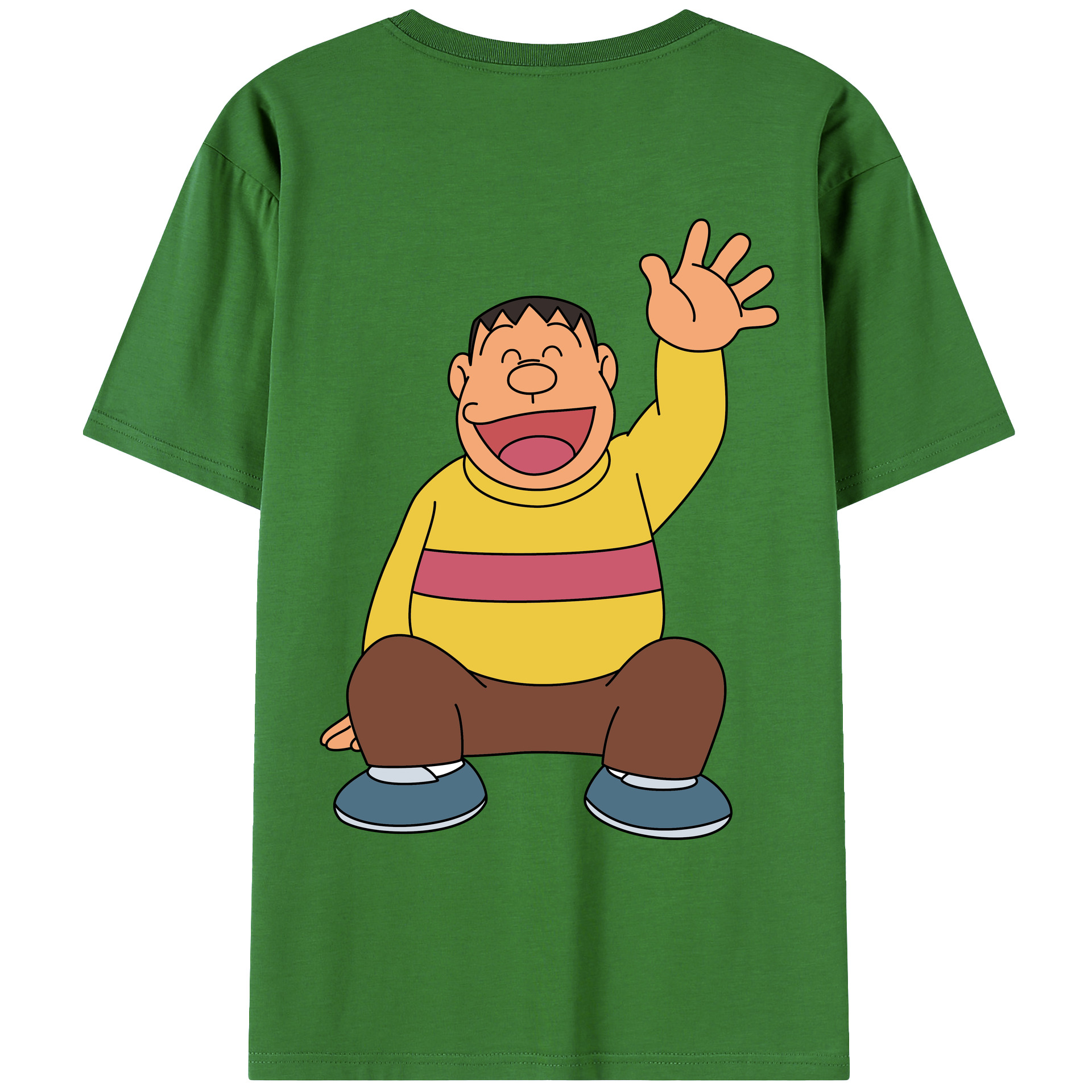 （画像用） ドラえもん 剛田武 Doraemon Gouta Takeshi レディース半袖Tシャツ(バックプリント)